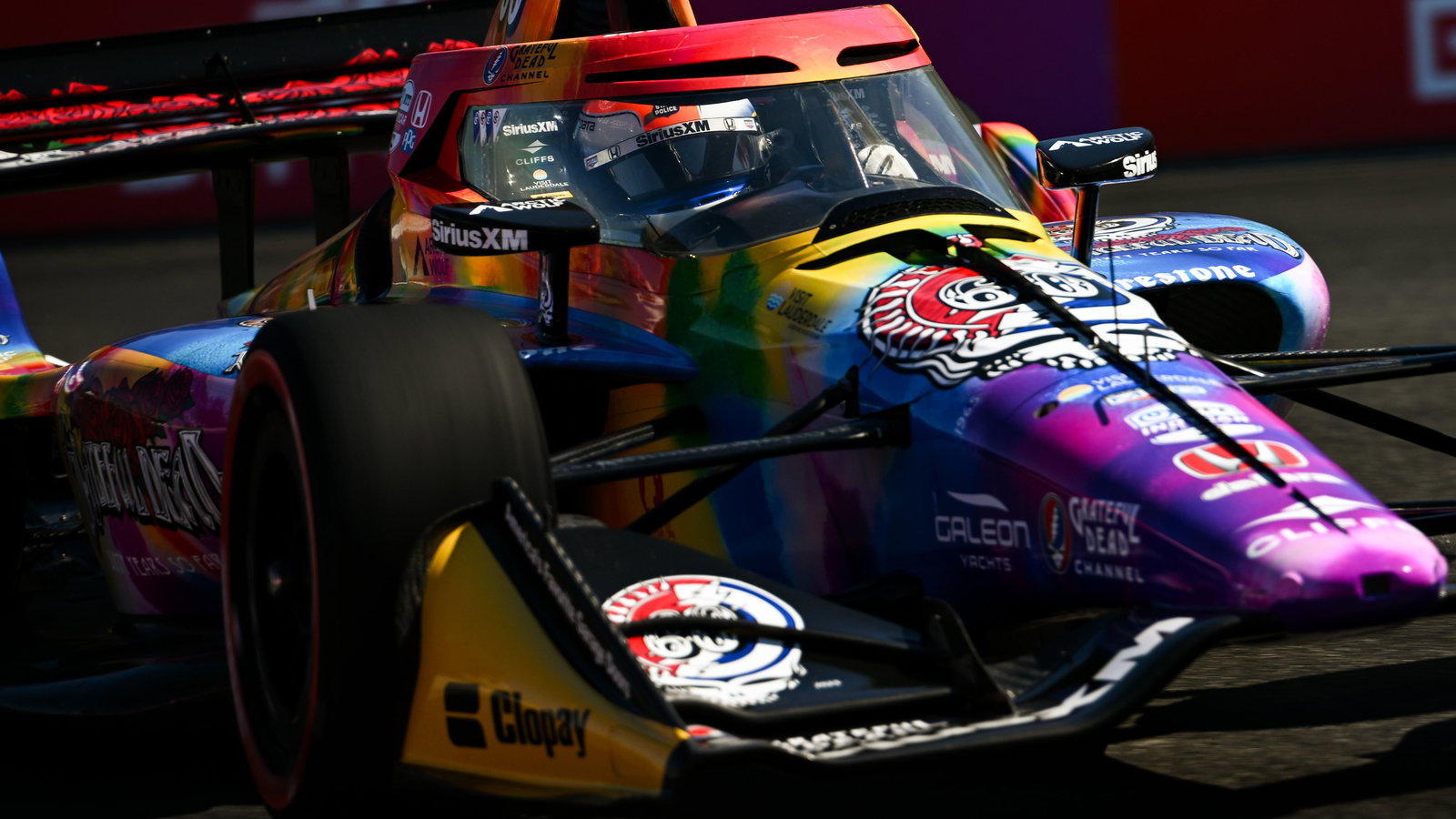 Felix Rosenqvist in his Grateful Dead Meyer Shank