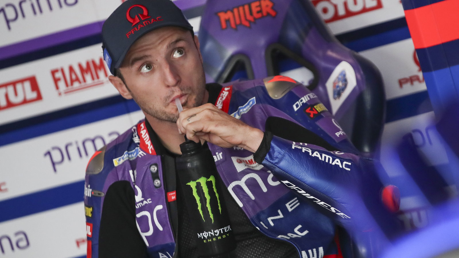 Jack Miller, 2025 Moto2 Czech Grand Prix, pit box. Credit: Gold and Goose.