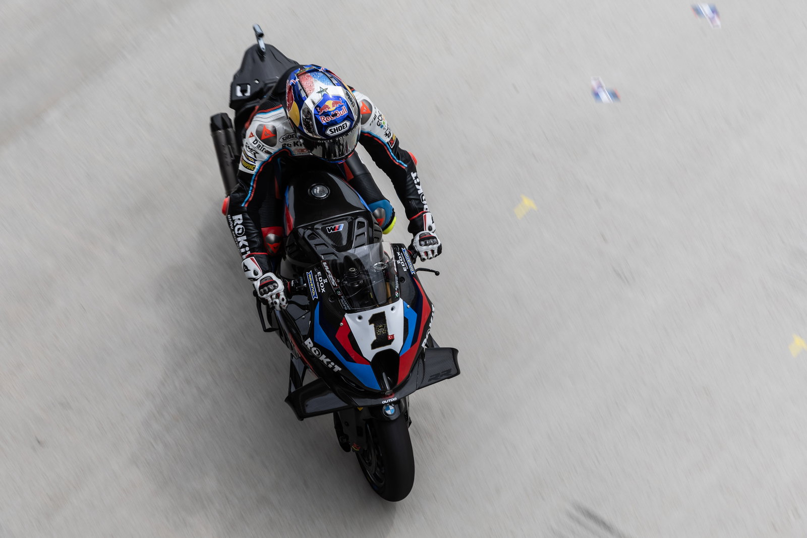 Toprak Razgatlioglu, 2025 Hungarian WorldSBK, pit lane. Credit: Gold and Goose.