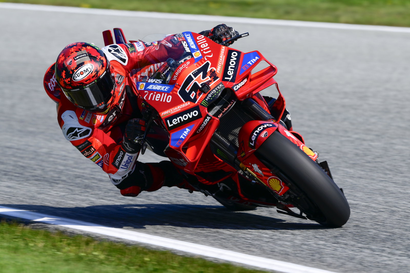 Francesco Bagnaia, 2025 MotoGP Austrian Grand Prix. Credit: Gold and Goose.