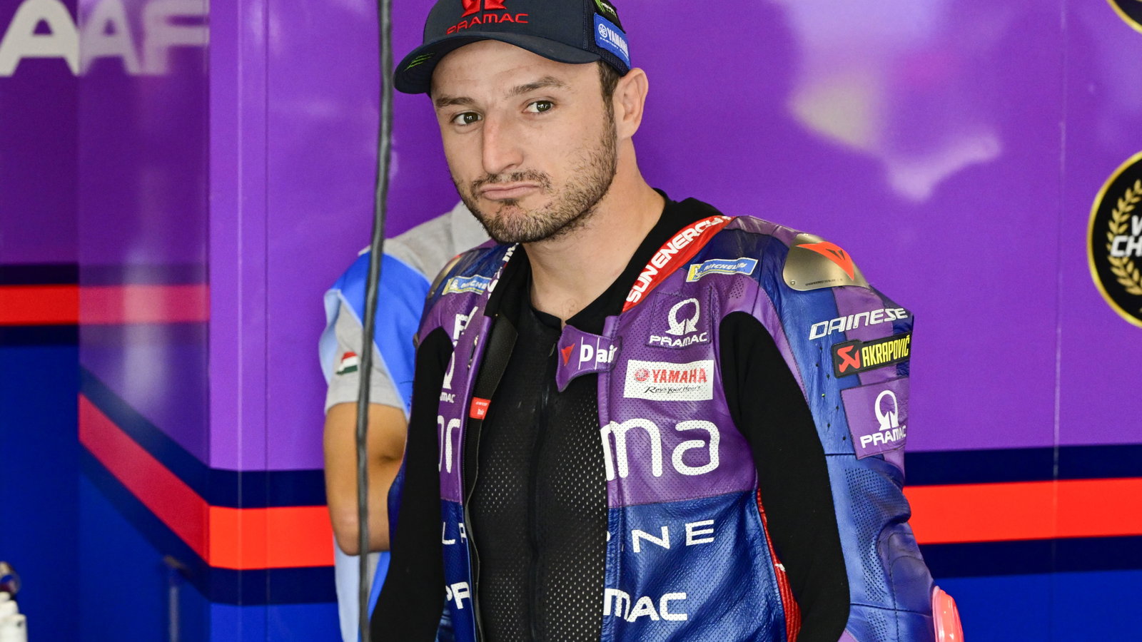 Jack Miller, 2025 MotoGP Hungarian Grand Prix, pit box. Credit: Gold and Goose