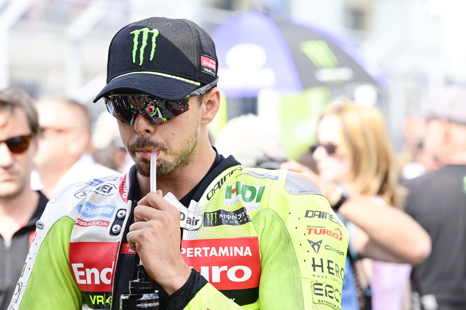 Fabio Di Giannantonio, 2025 MotoGP Hungarian Grand Prix, grid. Credit: Gold and Goose.