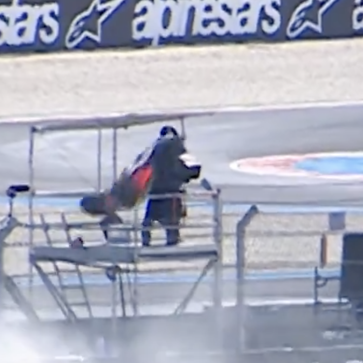 Pedro Acosta crash, 2025 Hungarian MotoGP