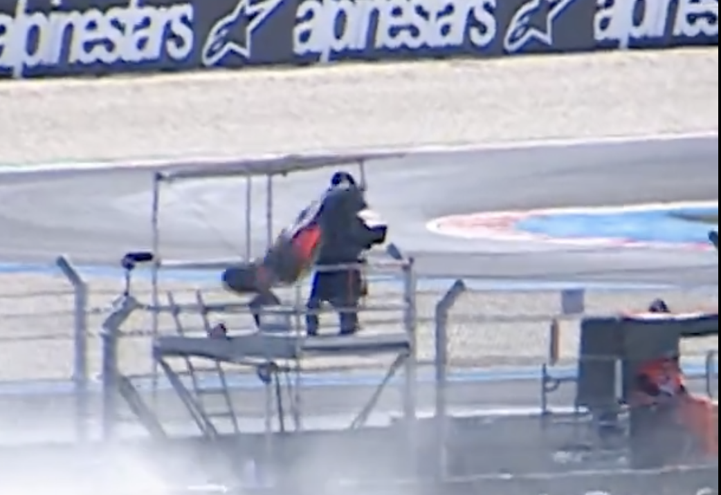 Pedro Acosta crash, 2025 Hungarian MotoGP