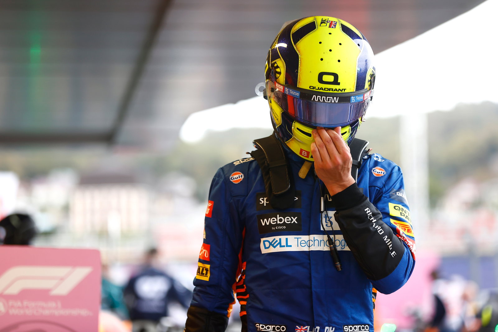 Lando Norris in 2021 Russia