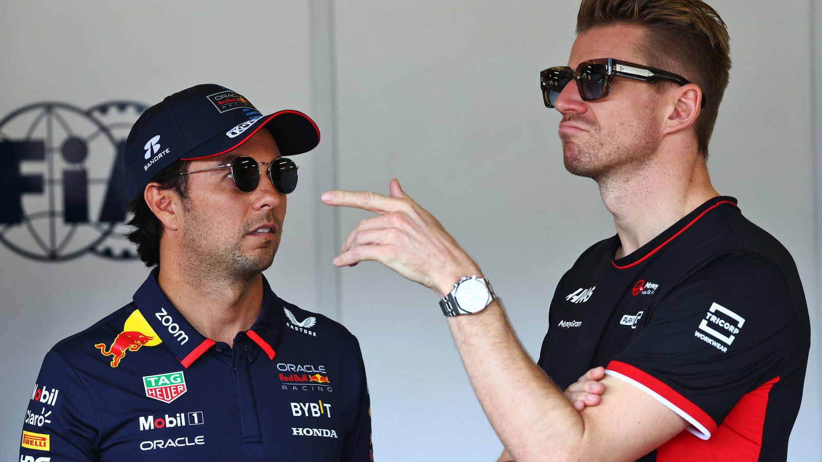 Sergio Perez and Nico Hulkenberg