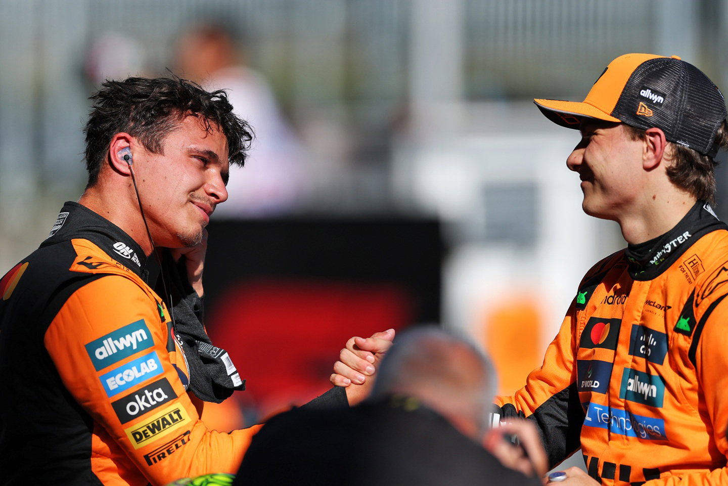 Lando Norris and Oscar Piastri