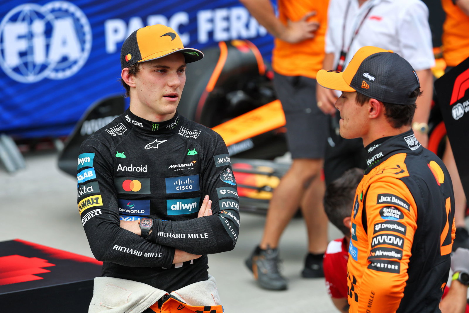 Oscar Piastri and Lando Norris 