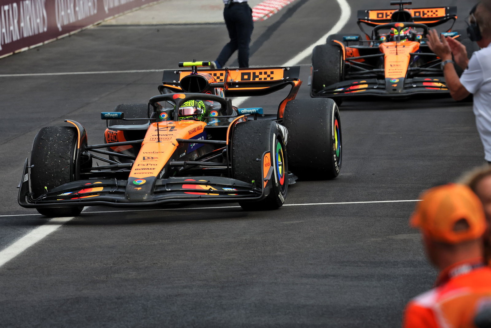 McLaren lead both world championships