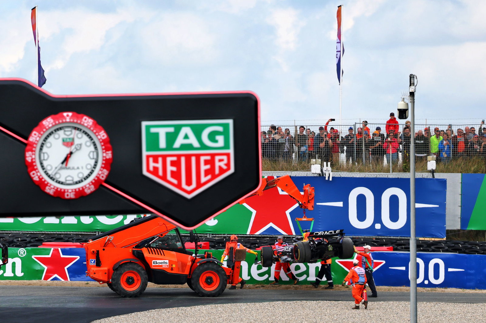 Max Verstappen's car off at Turn 1