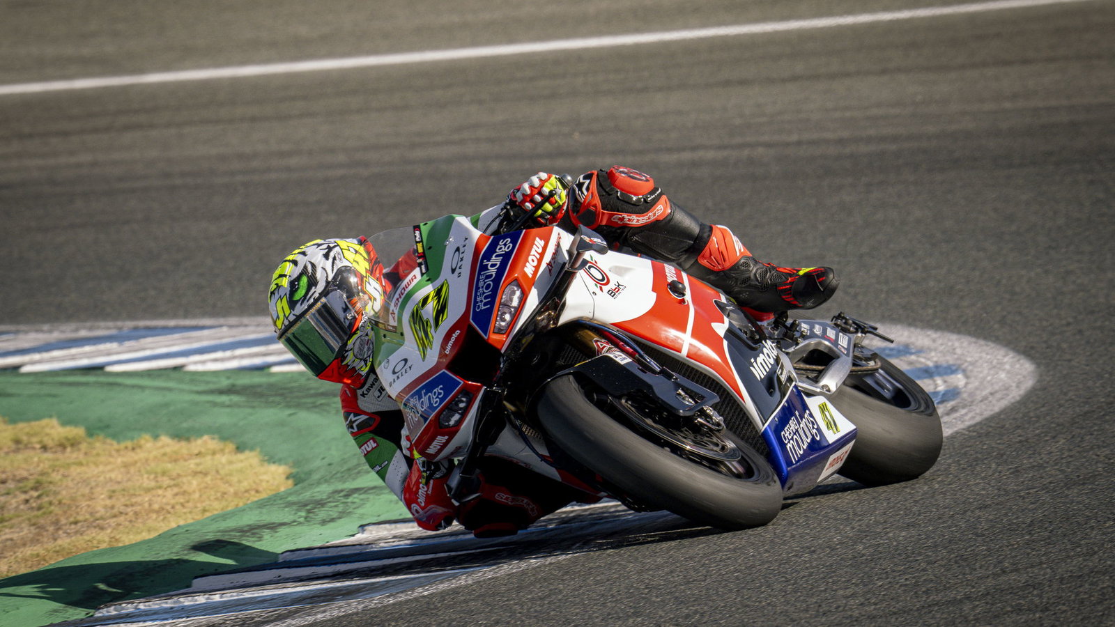Axel Bassani, 2025 WorldSBK Jerez (September) test. Credit: Bimota by Kawasaki Racing Team.
