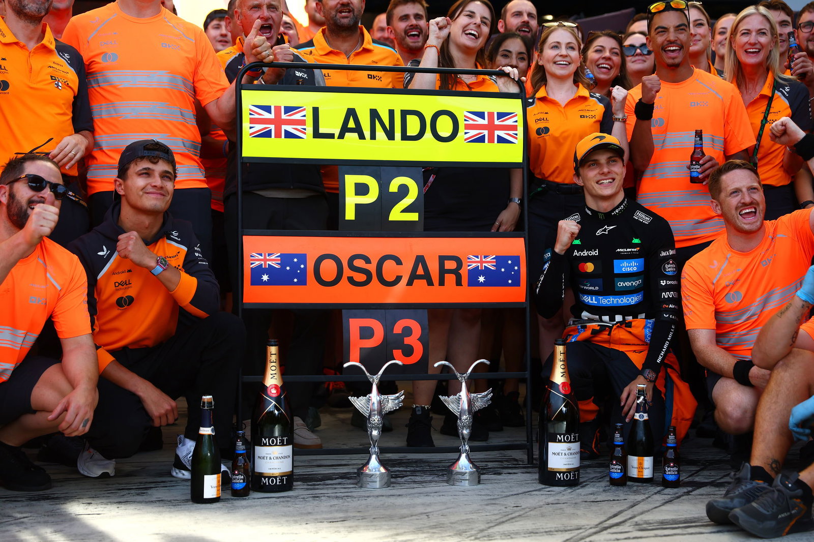 McLaren took a 2-3 at Monza 