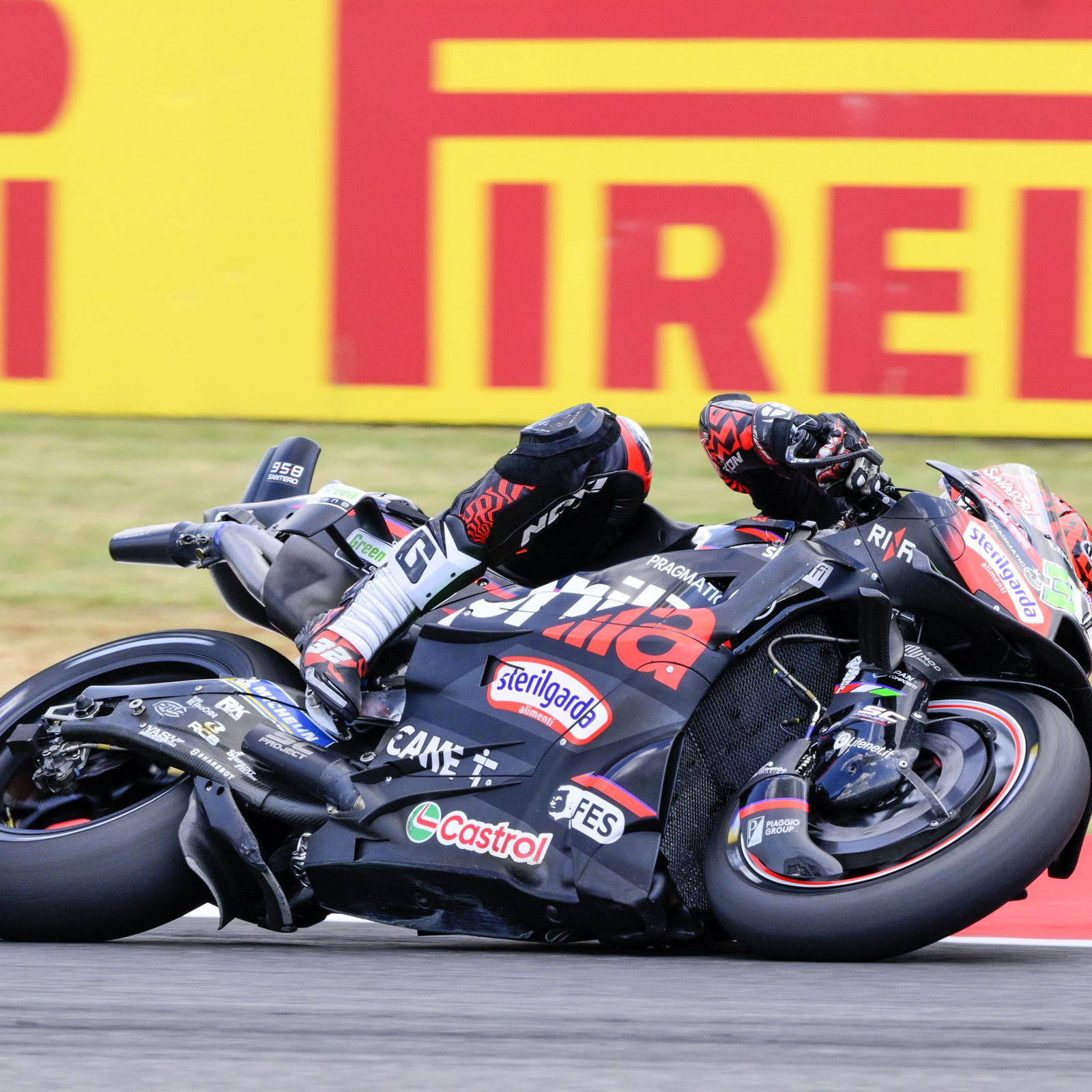 Lorenzo Savadori, Pirelli banner, 2025 Italian MotoGP