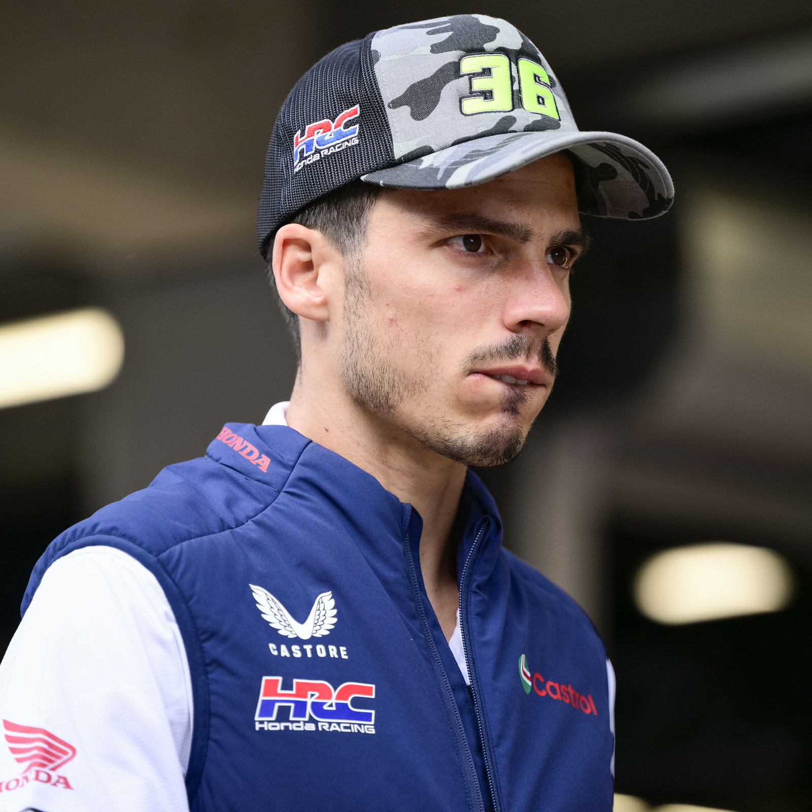 Joan Mir, 2025 MotoGP Catalan Grand Prix, pit lane. Credit: Gold and Goose.