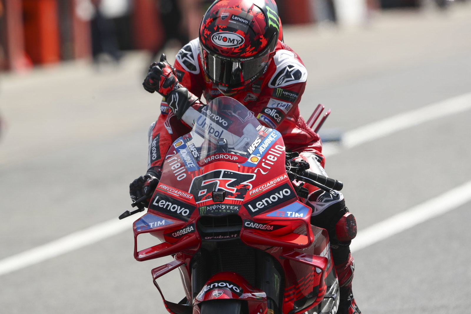 2025 Japan MotoGP: Pecco Bagnaia gets first sprint win ahead of