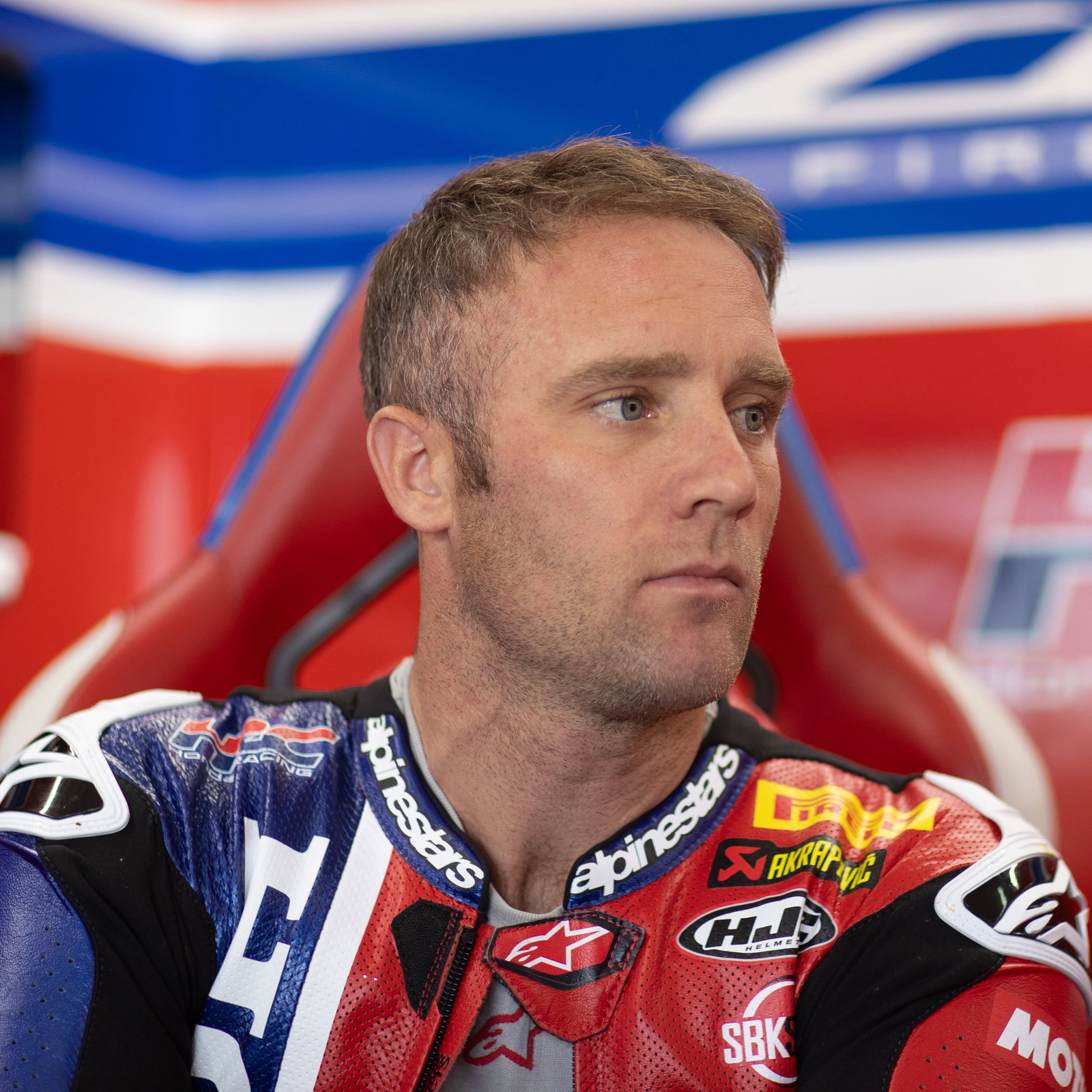 Tommy Bridewell, 2025 Aragon WorldSBK, pit box. Credit: Gold and Goose.