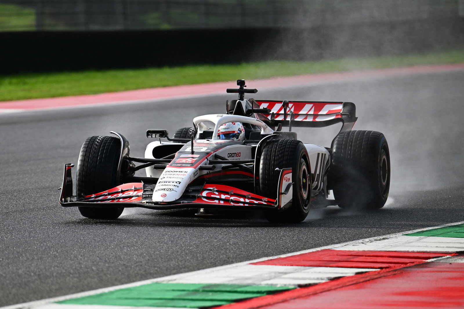 Romain Grosjean on track for Haas