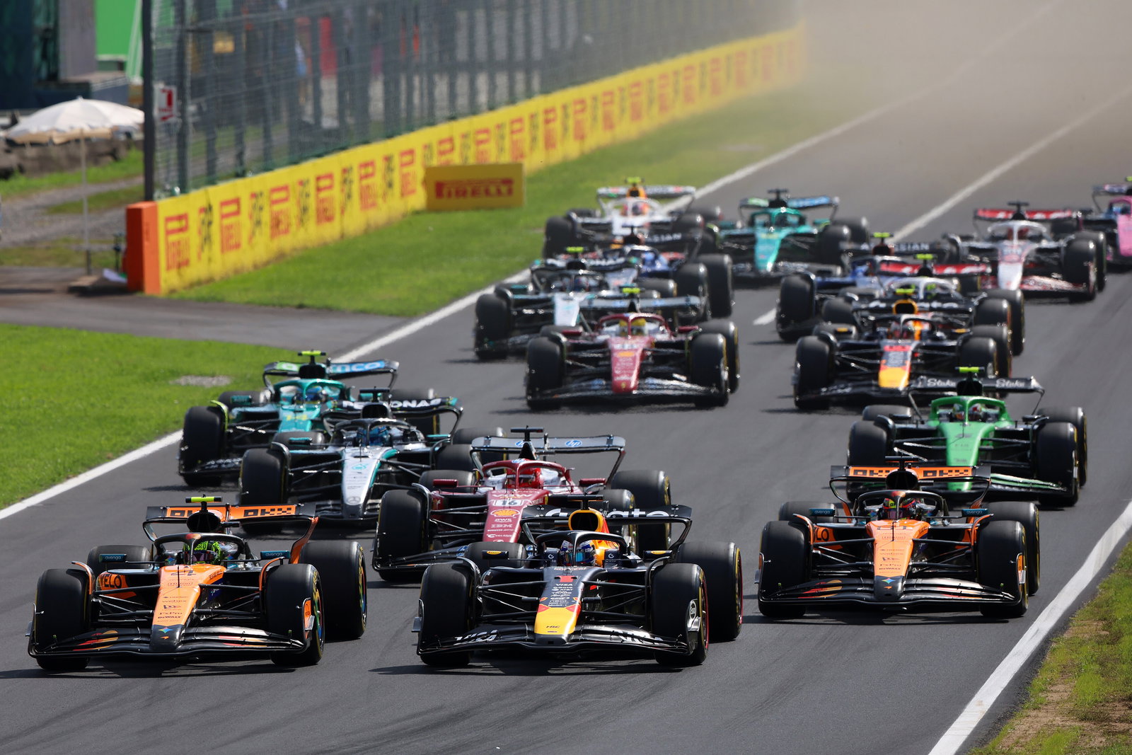 The start of the 2025 Italian Grand Prix 
