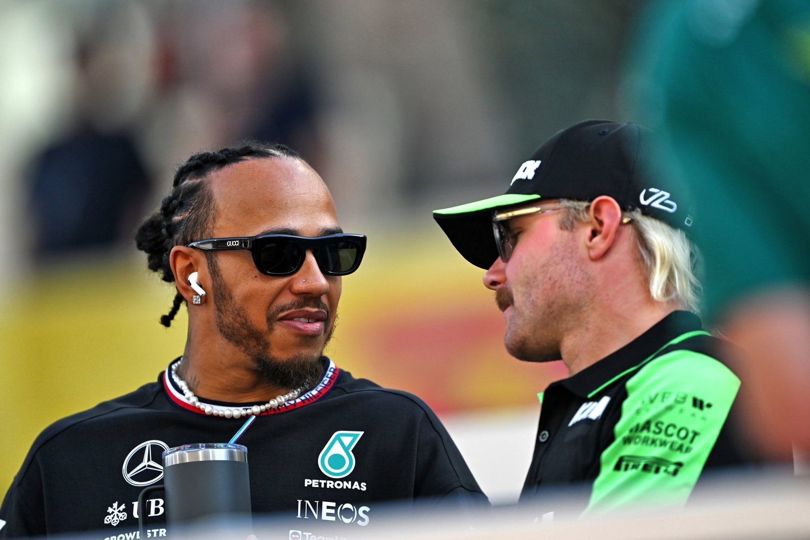 Hamilton and Bottas last season 