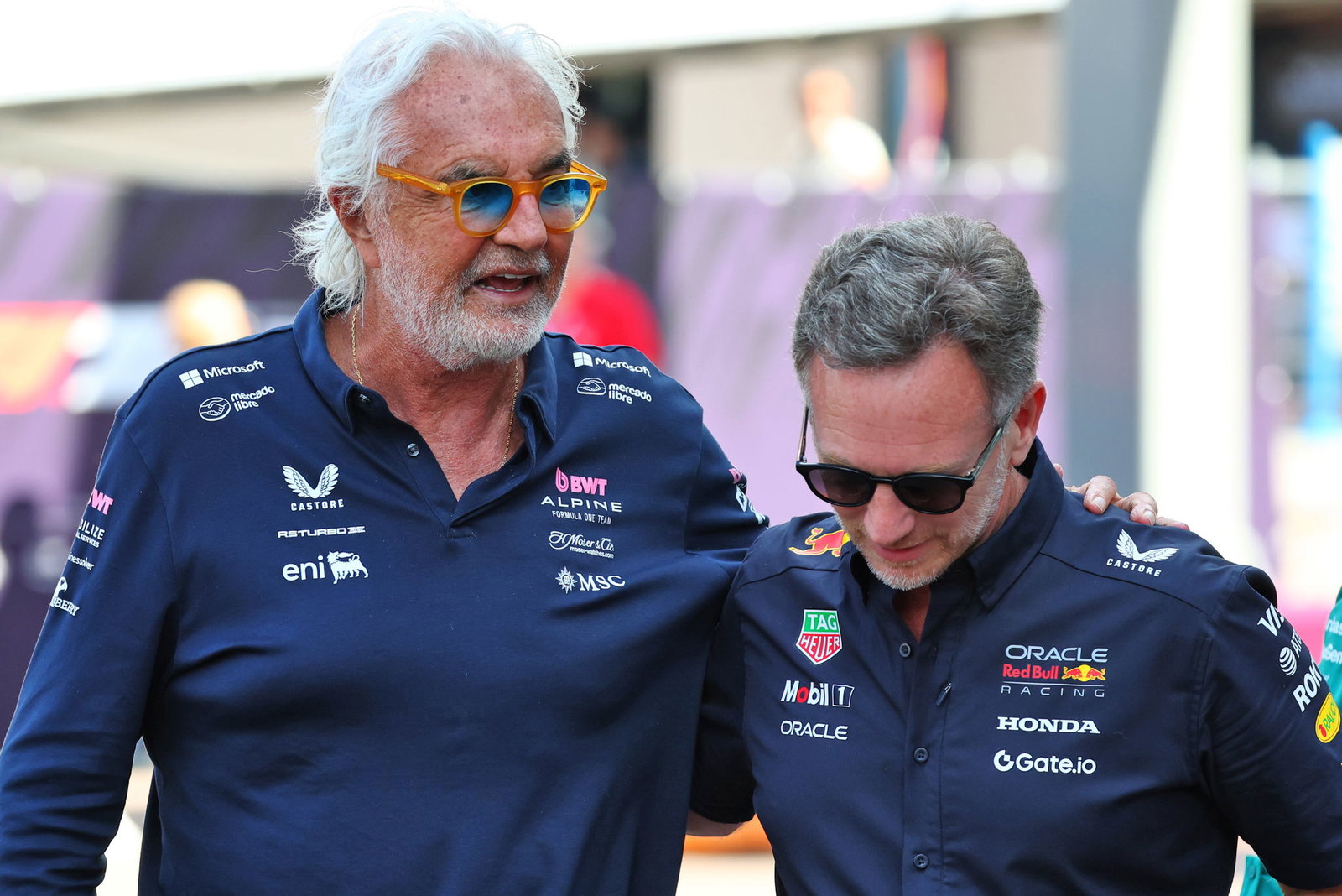 Horner has been tipped to link up with old pal Briatore