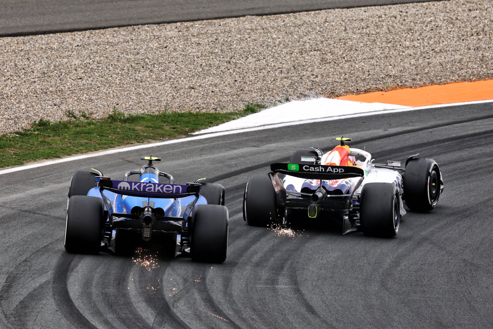 Carlos Sainz and Liam Lawson 