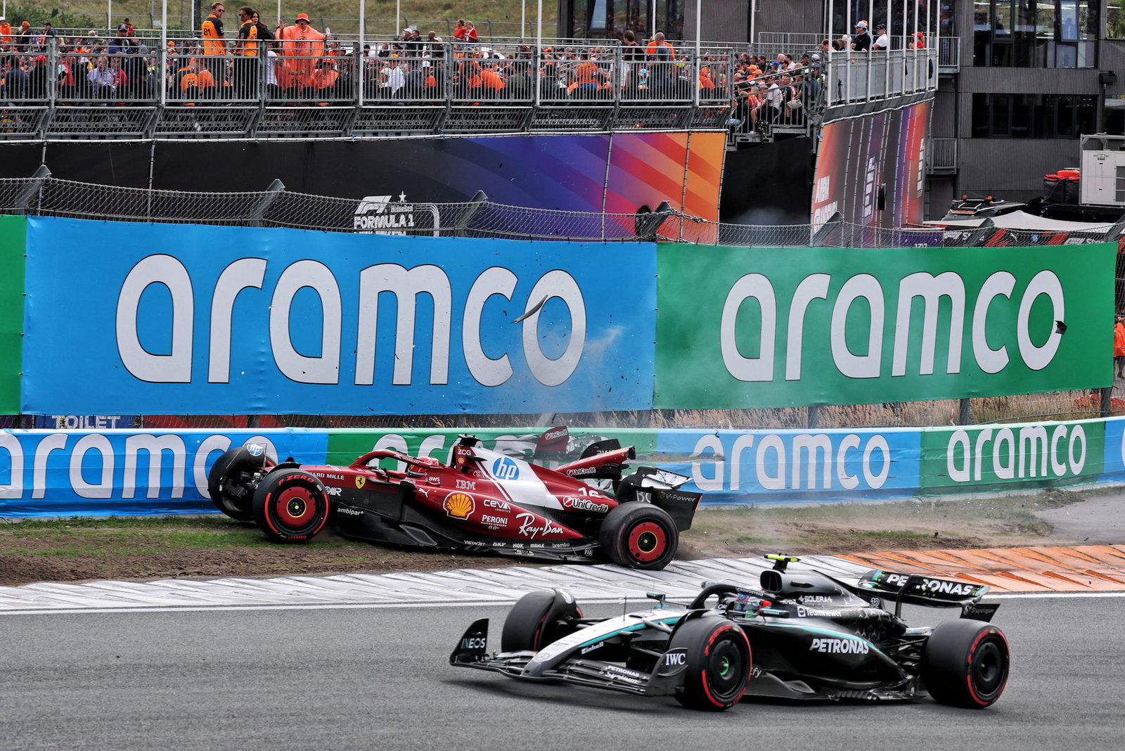 Charles Leclerc and Kimi Antonelli