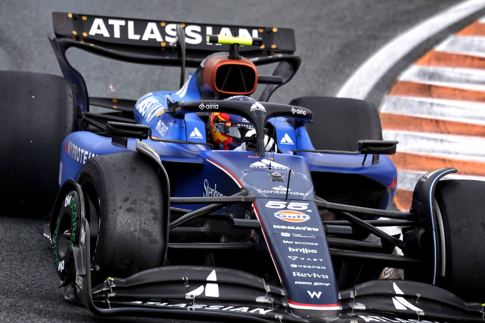Sainz was awarded a controversial penalty at Zandvoort