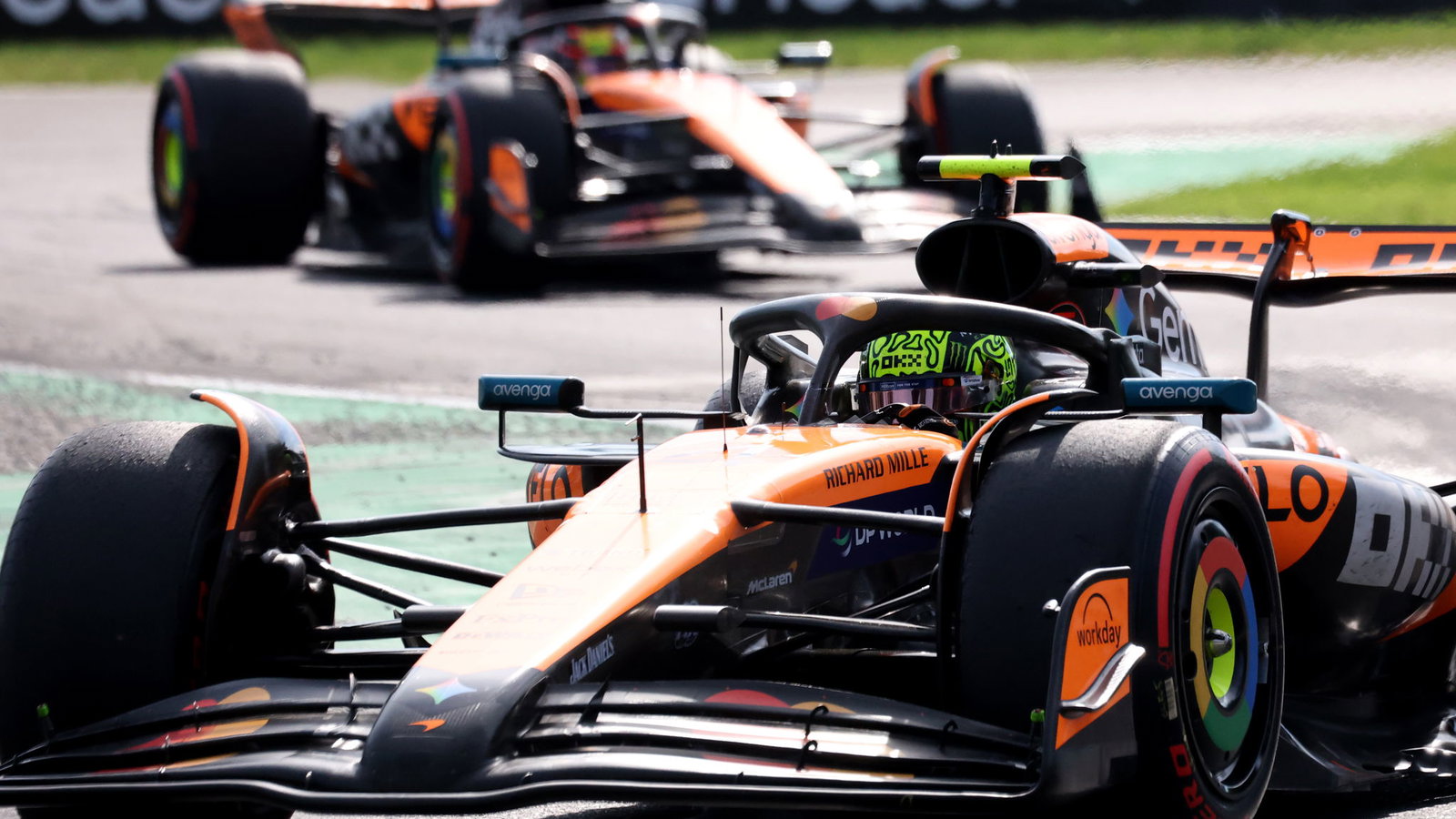 Oscar Piastri and Lando Norris