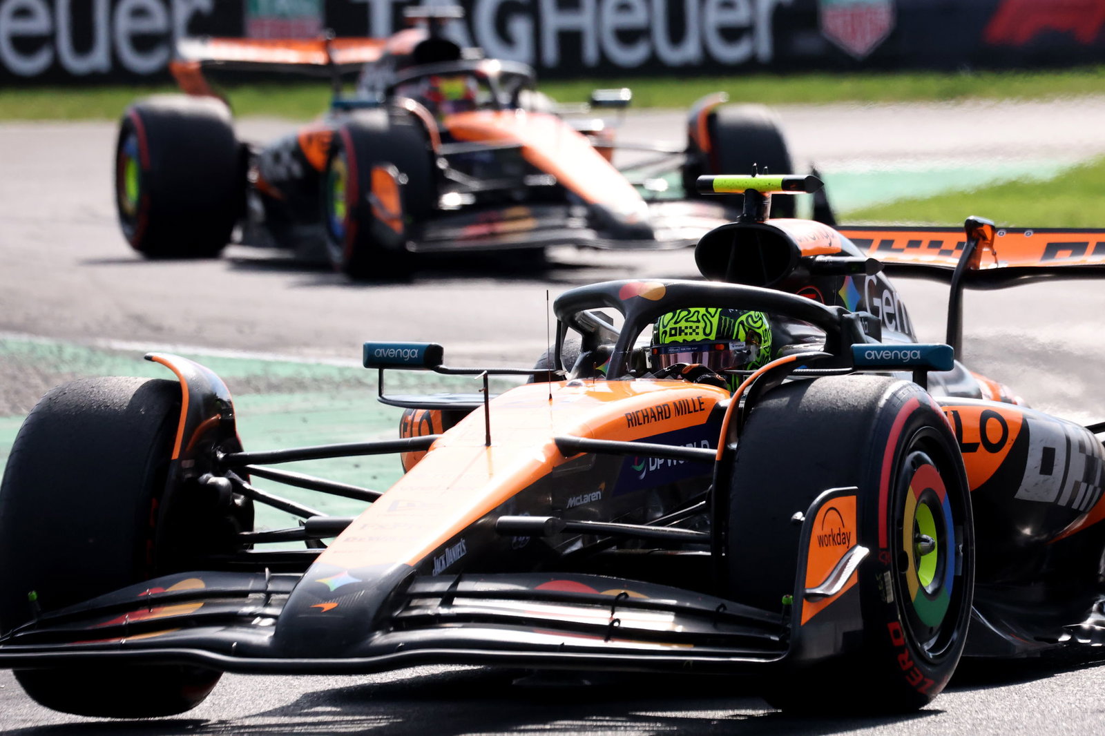 Oscar Piastri and Lando Norris