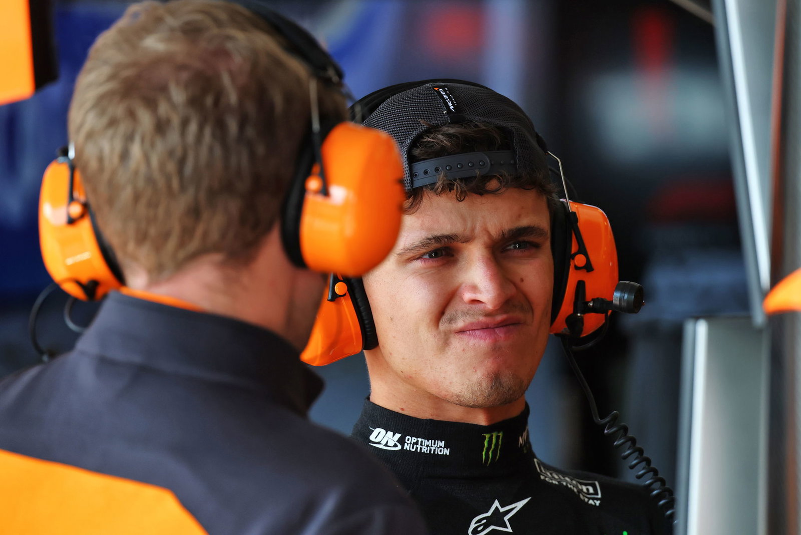 Norris struggled to seventh in Baku