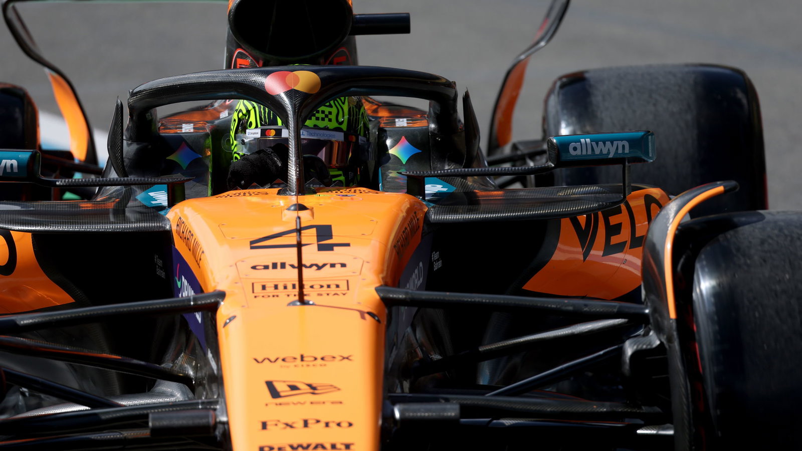 Lando Norris could only take seventh