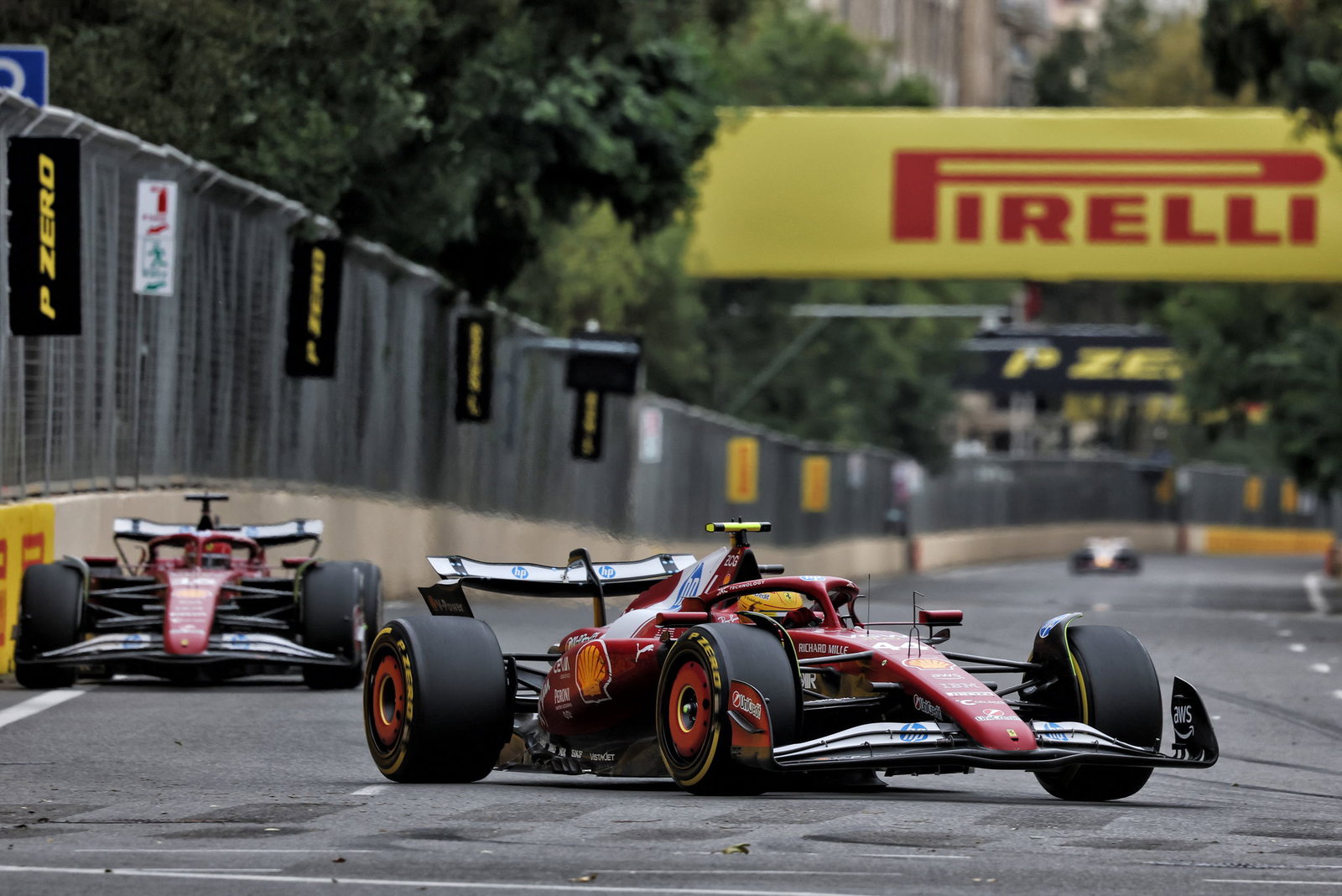 Hamilton failed to give the place back to Leclerc 