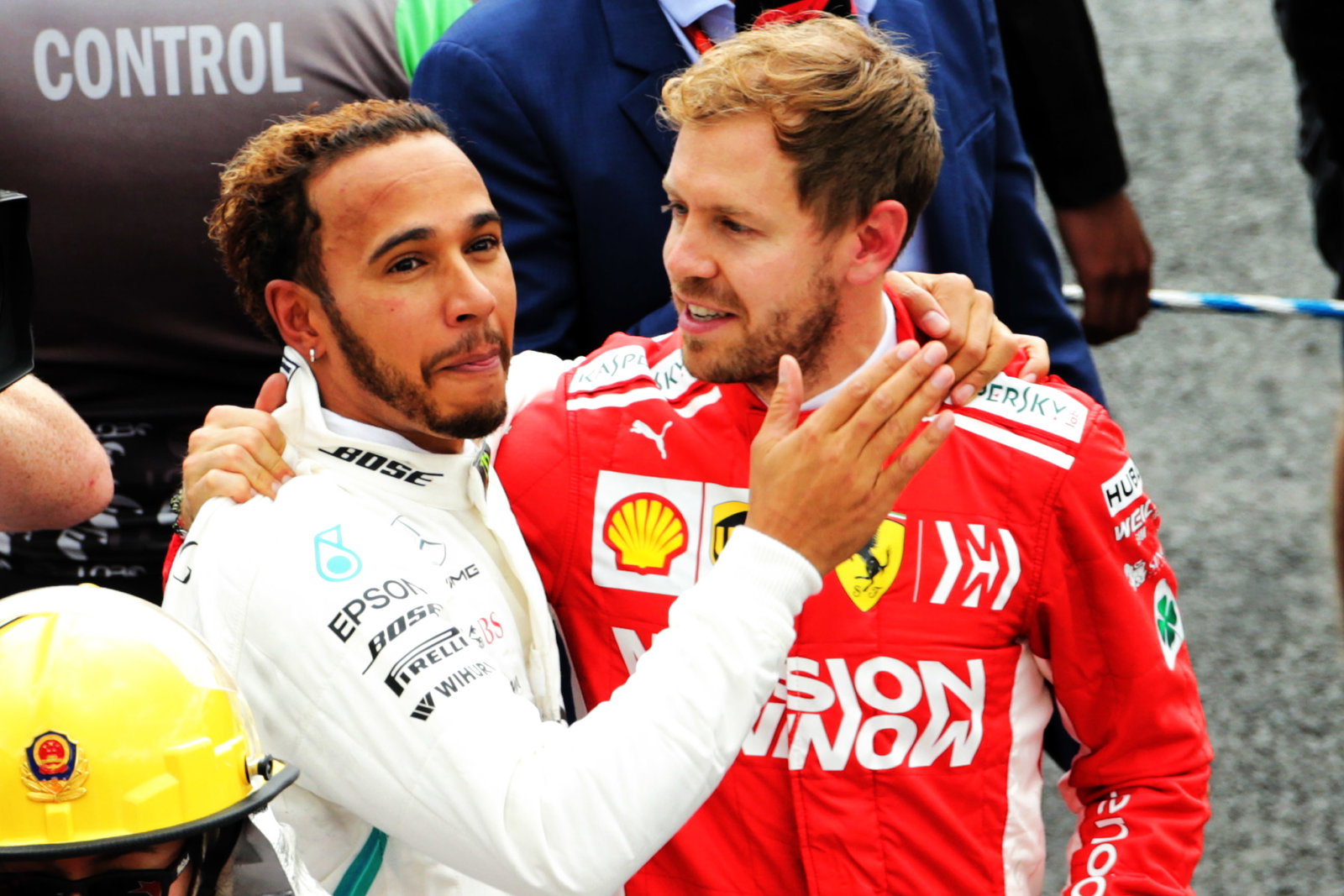 Lewis Hamilton and Sebastian Vettel 