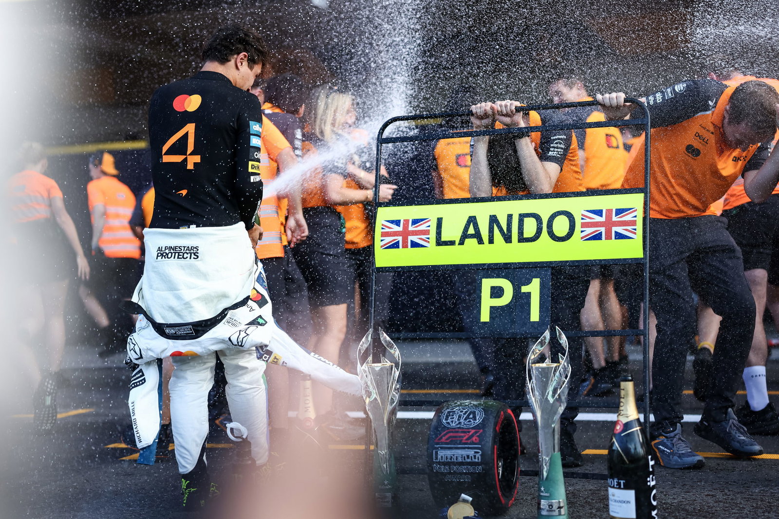 Norris celebrates a crucial victory 