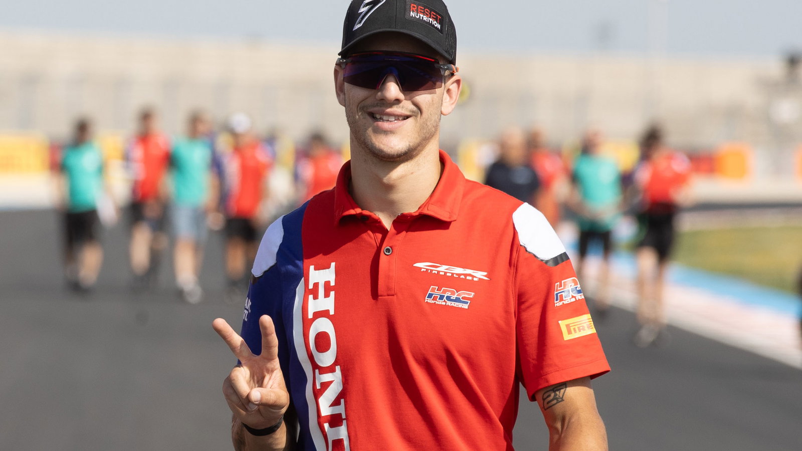 Iker Lecuona, 2025 Hungarian WorldSBK, track walk. Credit: Gold and Goose.