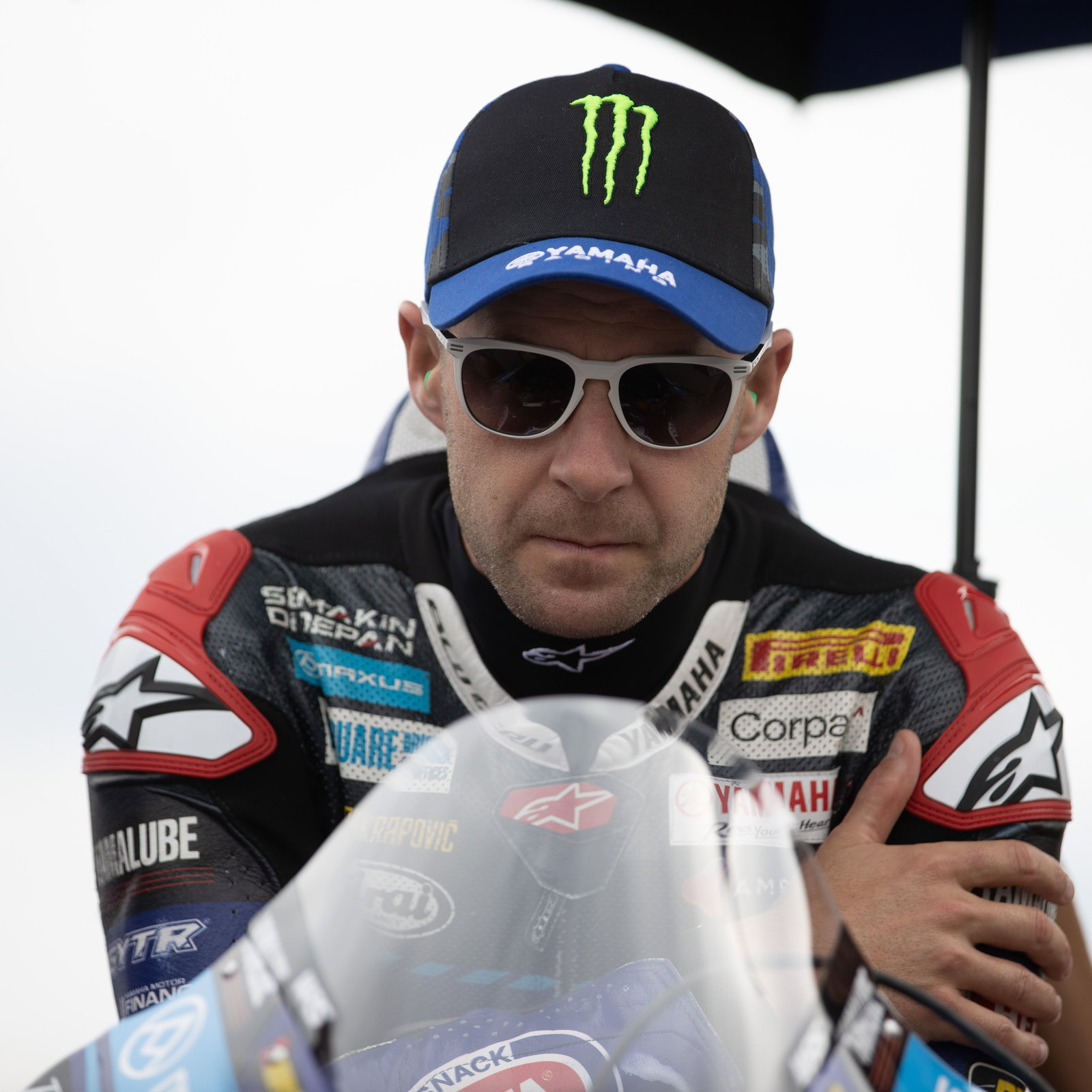 Jonathan Rea, 2025 Aragon WorldSBK, grid. Credit: Gold and Goose.