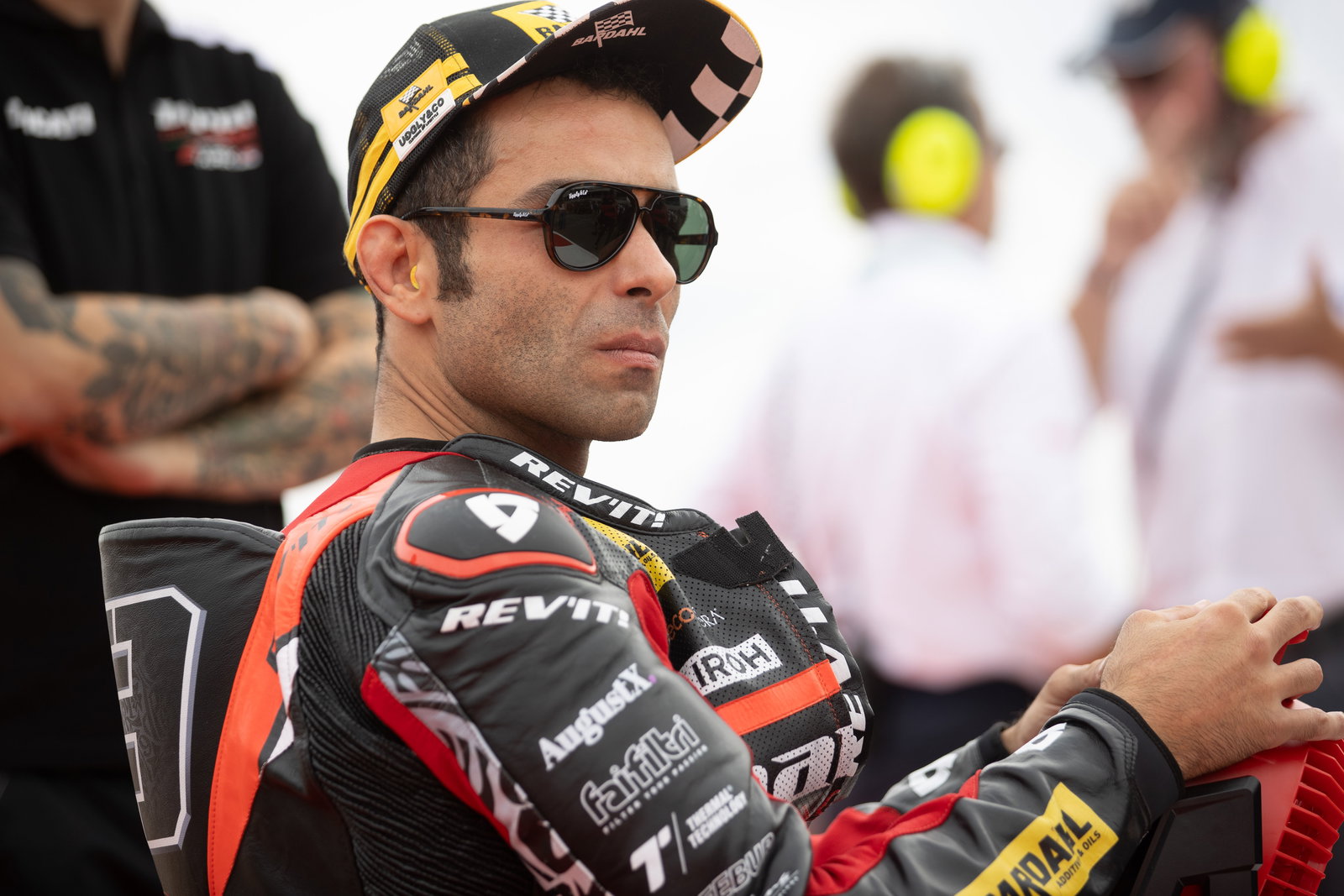 Danilo Petrucci, 2025 Aragon WorldSBK, grid. Credit: Gold and Goose.