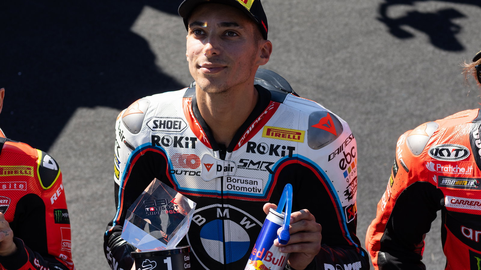 Toprak Razgatlioglu, 2025 Estoril WorldSBK, parc ferme. Credit: Gold and Goose.