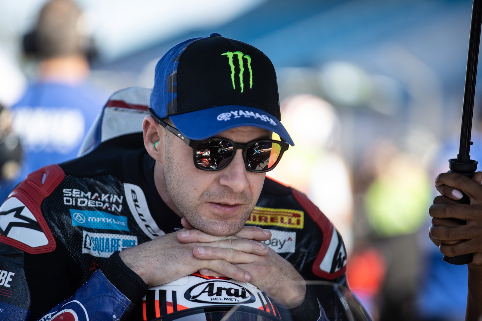 Jonathan Rea, 2025 Estoril WorldSBK, grid. Credit: Gold and Goose.