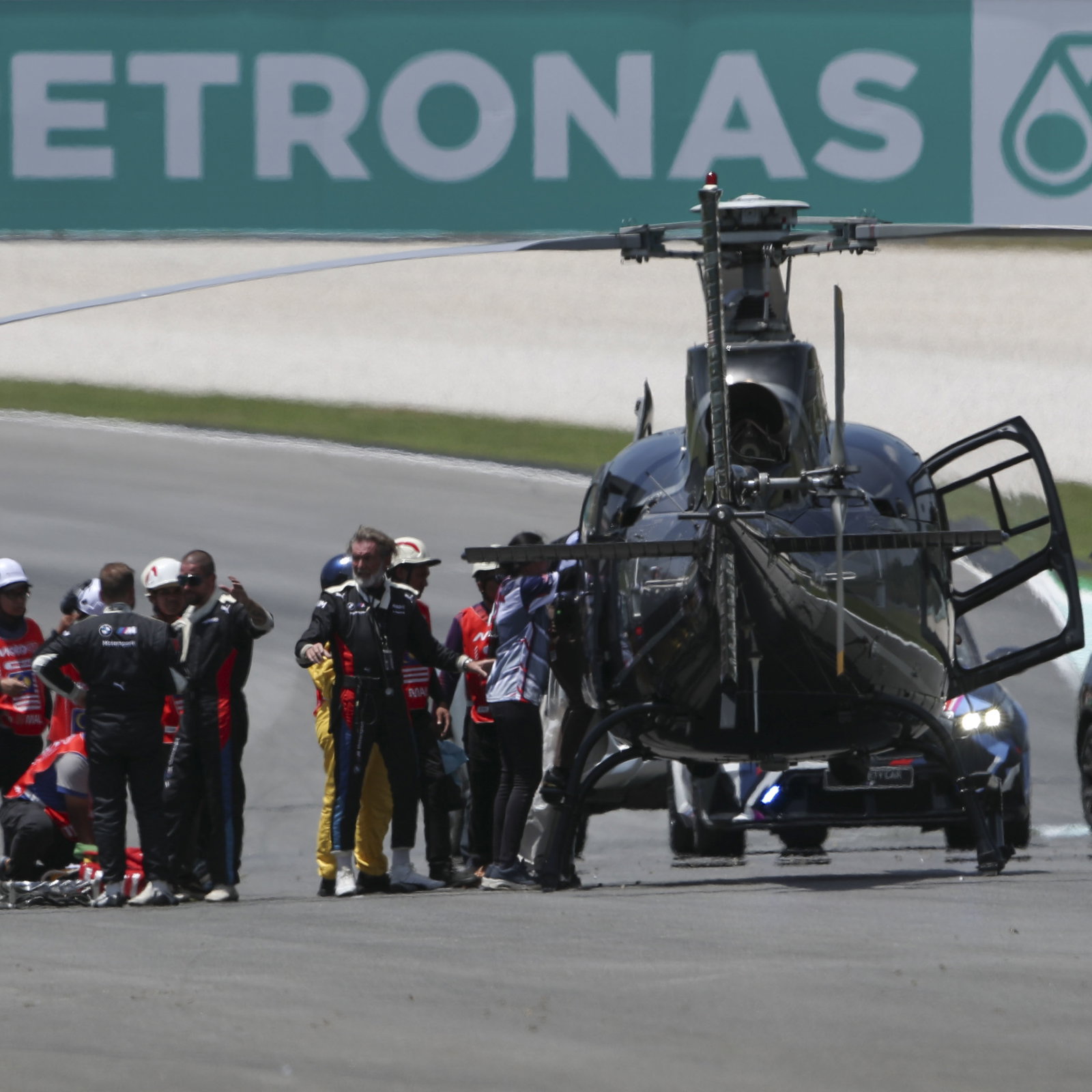 Moto3 accident at the 2025 Malaysian Grand Prix