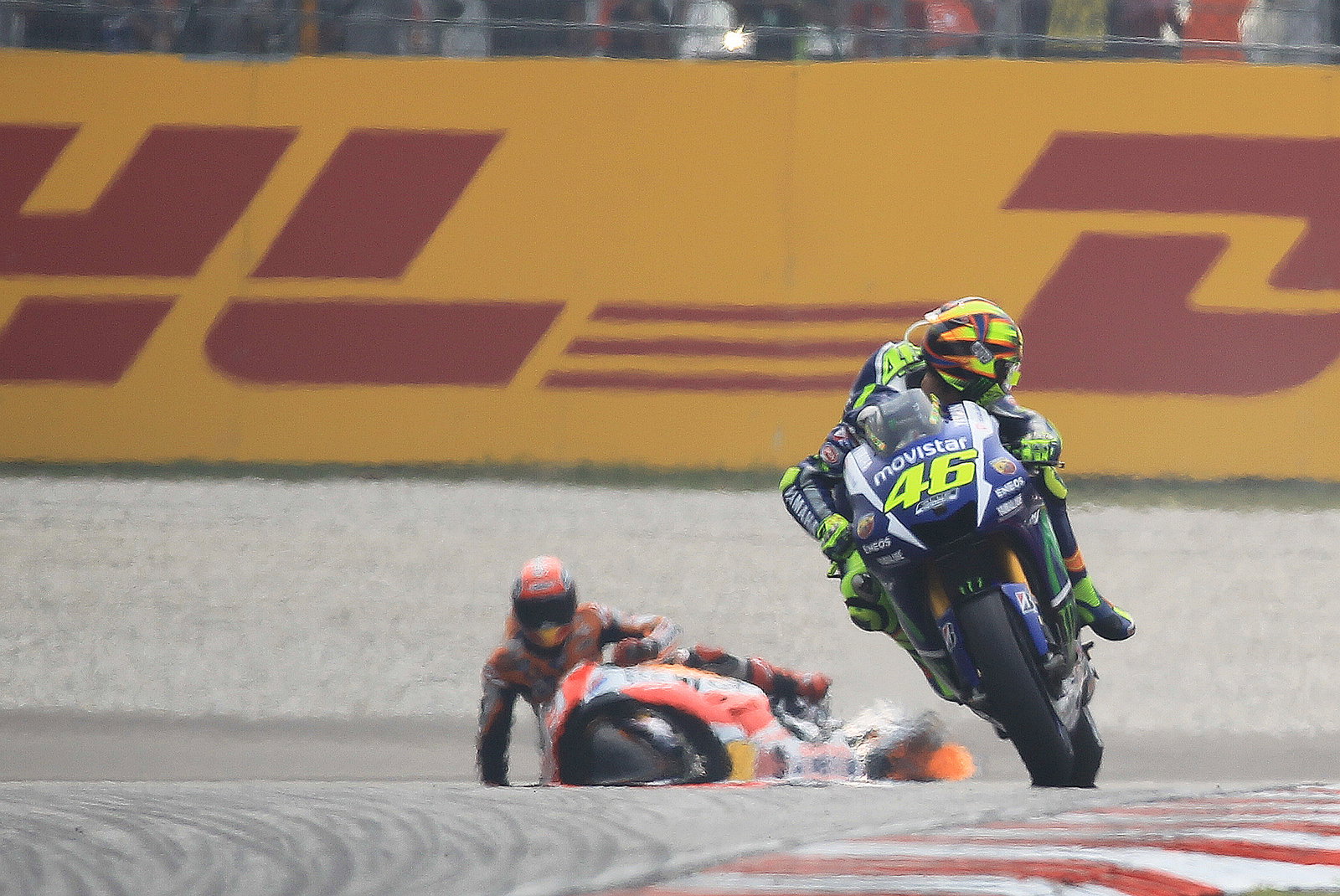 Valentino Rossi, Marc Marquez, Sepang 2015
