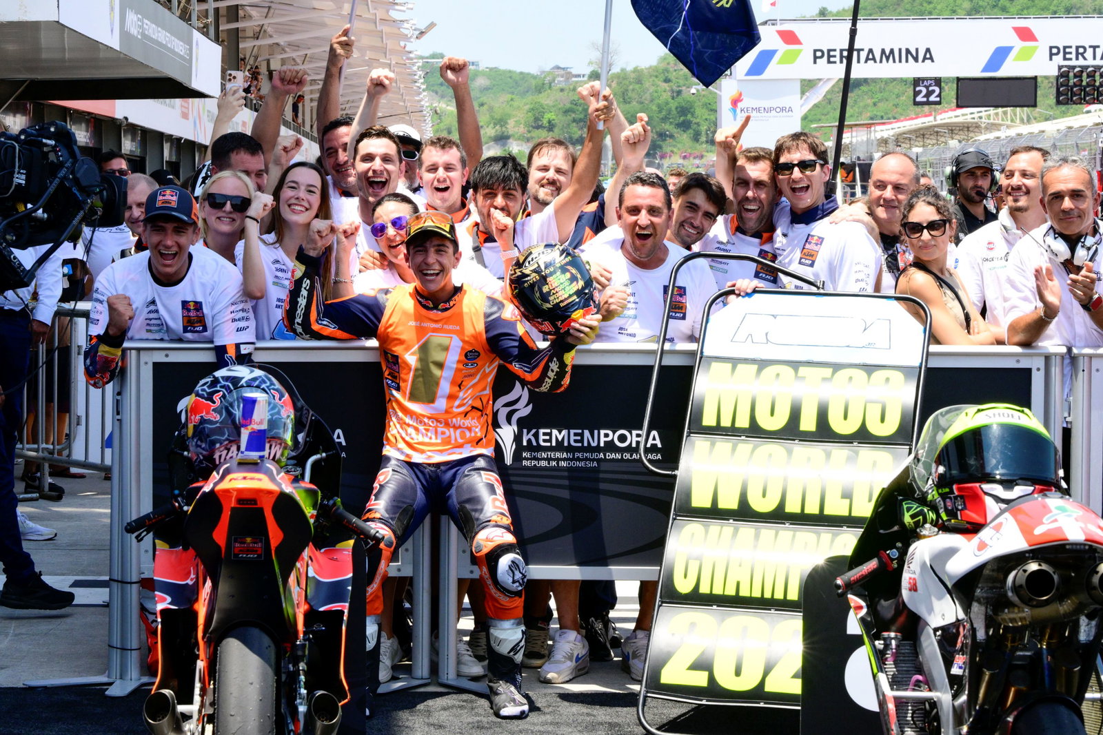 Jose Antonio Rueda, Moto3, 2025, Indonesia, World Champion