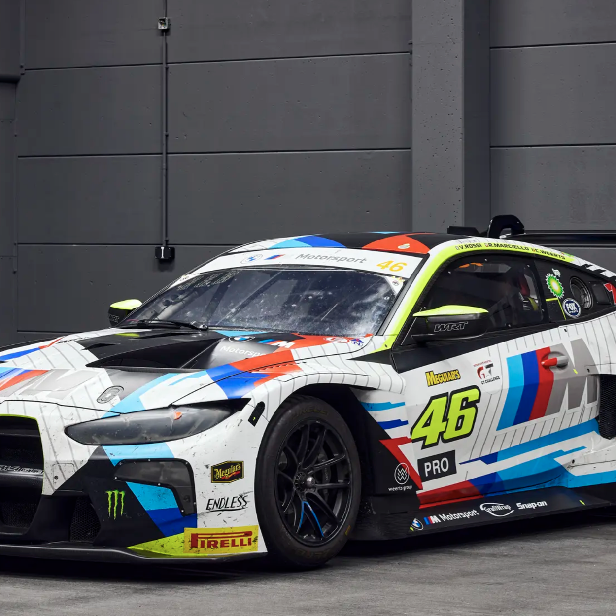 Valentino Rossi BMW GT3 car