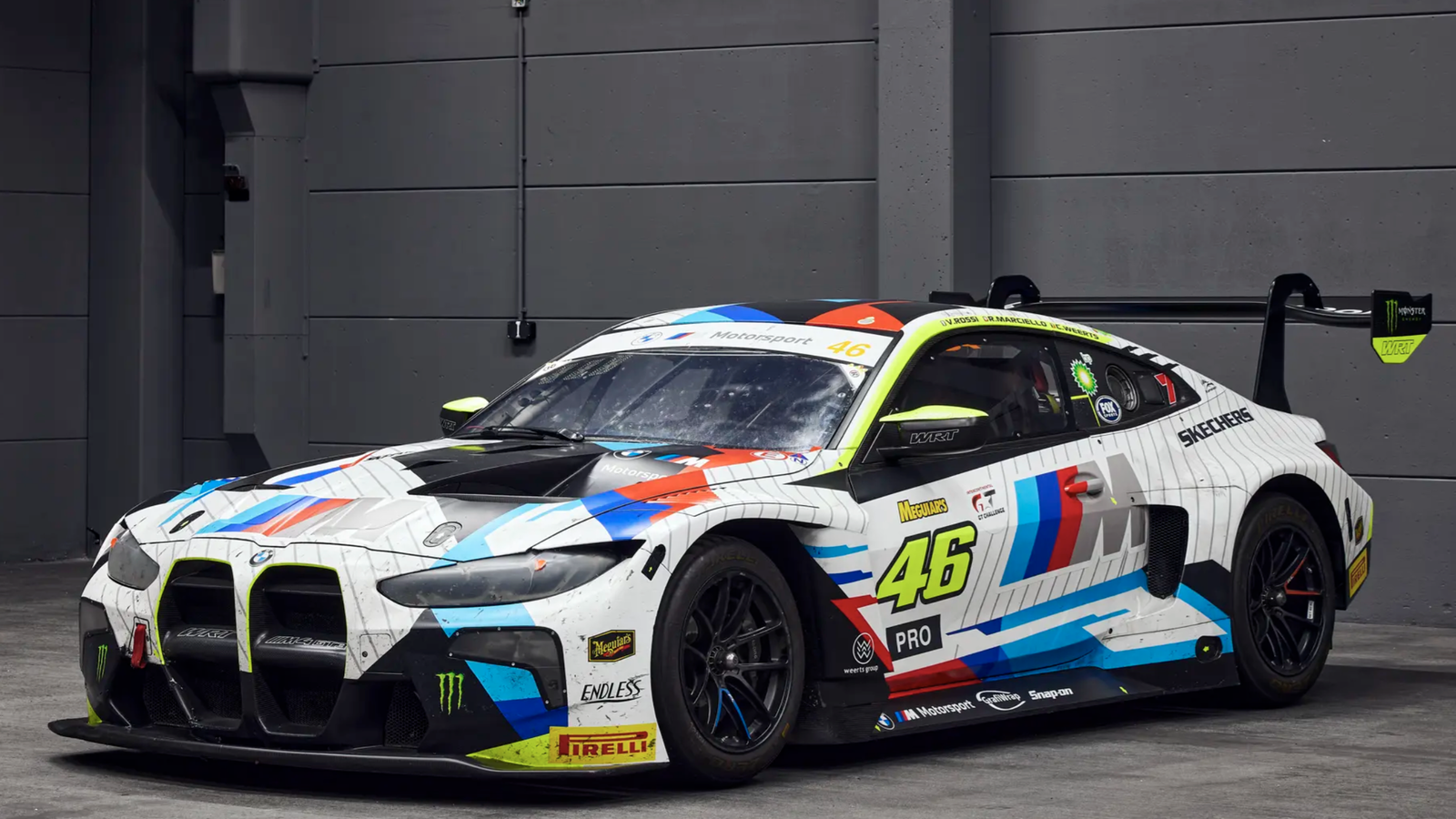 Valentino Rossi BMW GT3 car