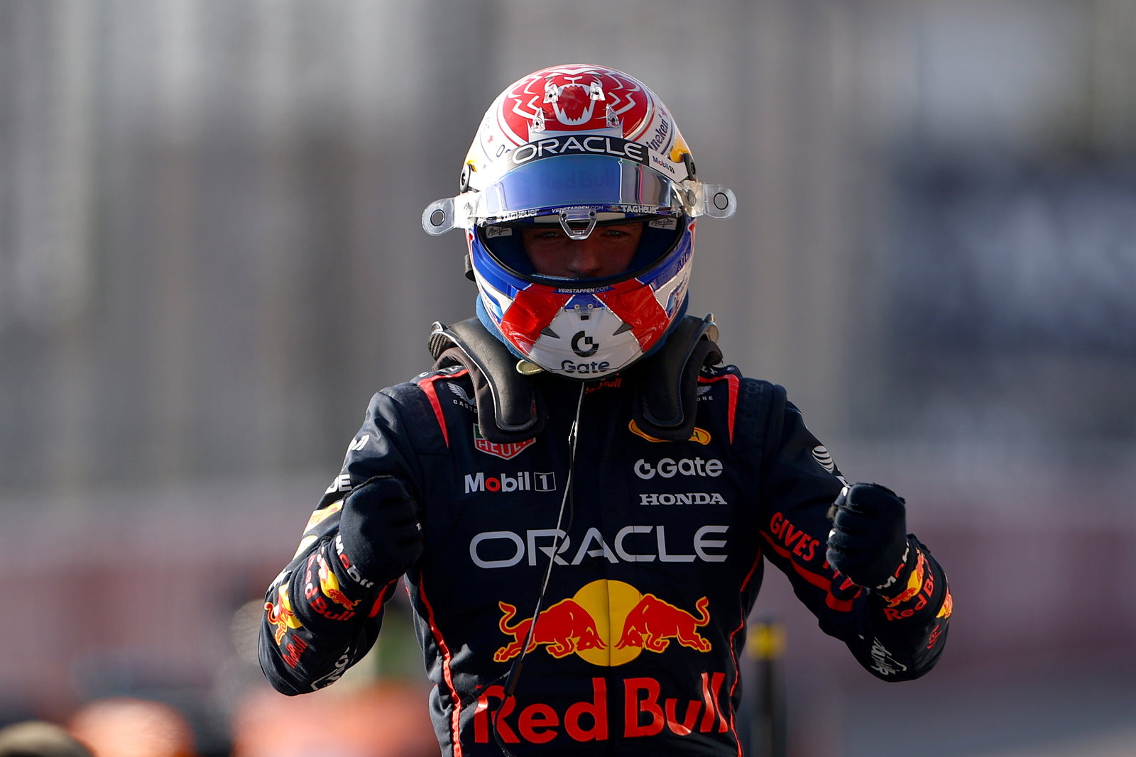 Verstappen celebrates another pole in Austin