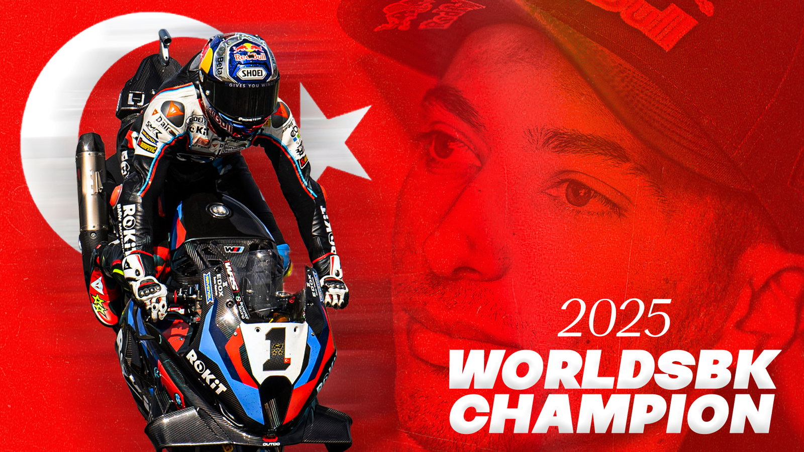 Toprak Razgatlioglu wins the 2025 WorldSBK Championship.