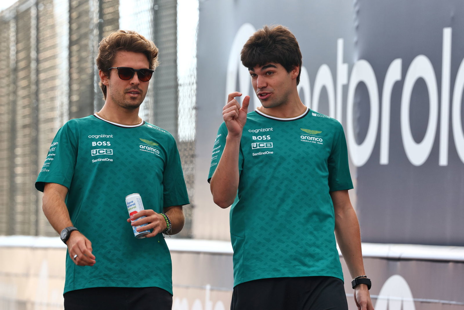 Felipe Drugovich and Lance Stroll 