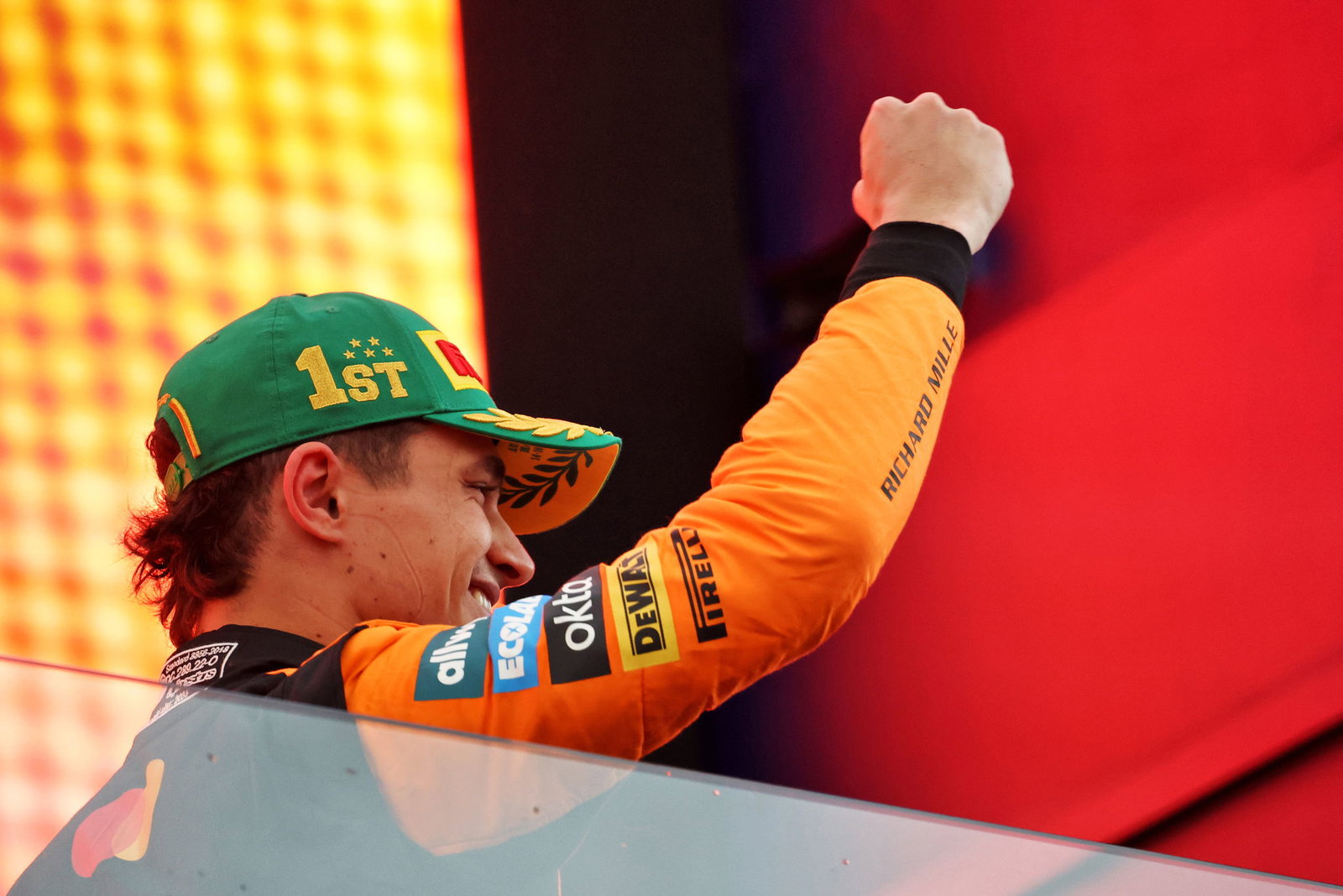 Norris celebrates in Australia 