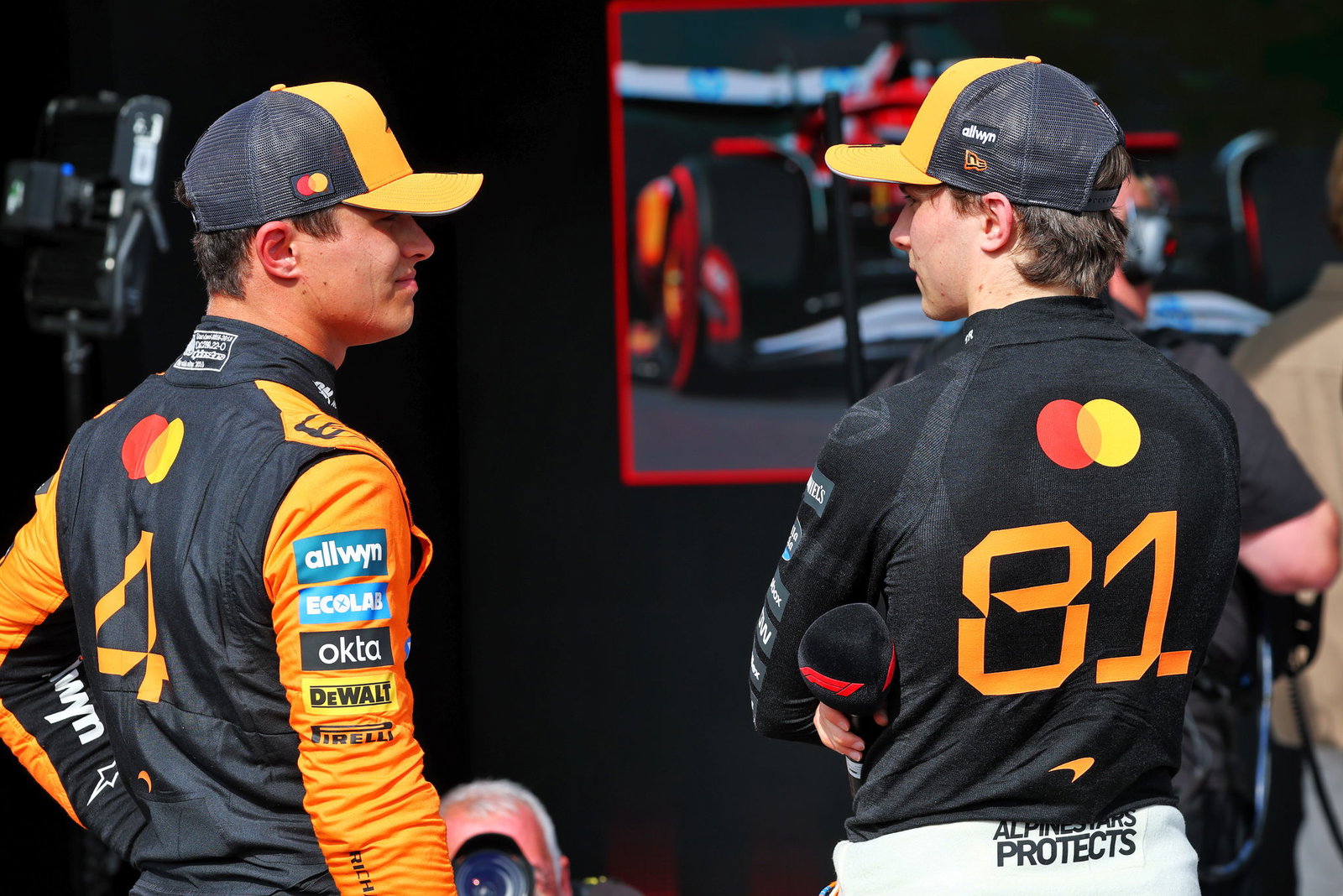 Norris and Piastri are battling for their first F1 title 