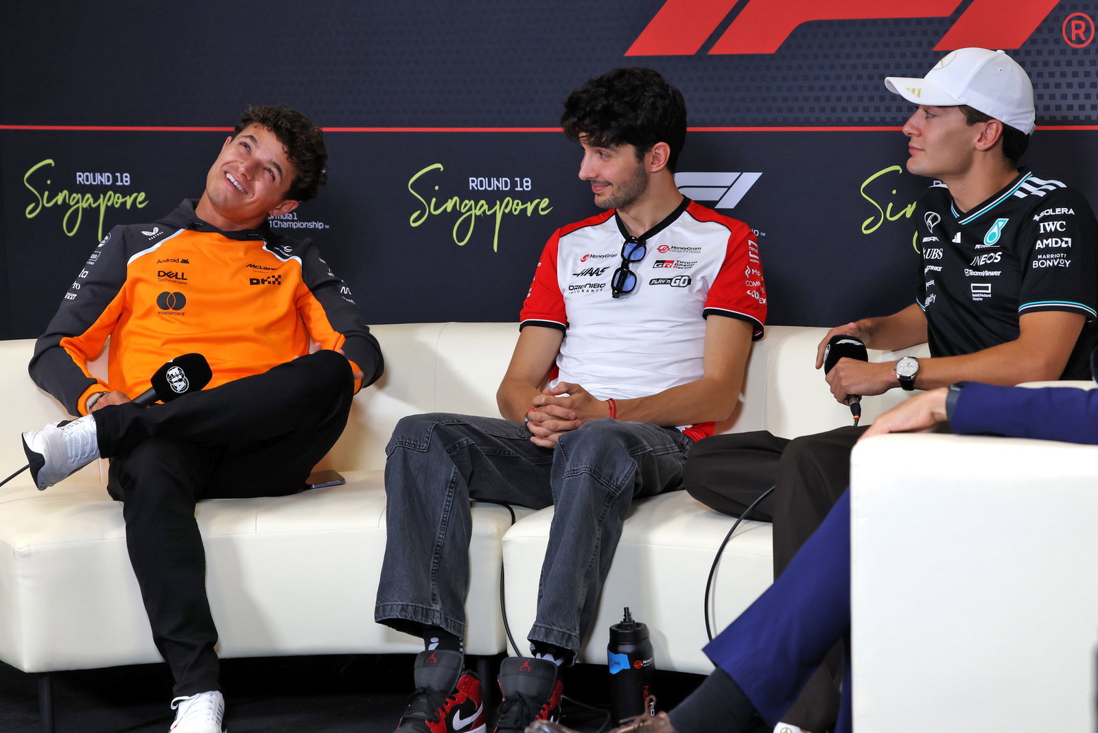 F1 drivers were put on the spot